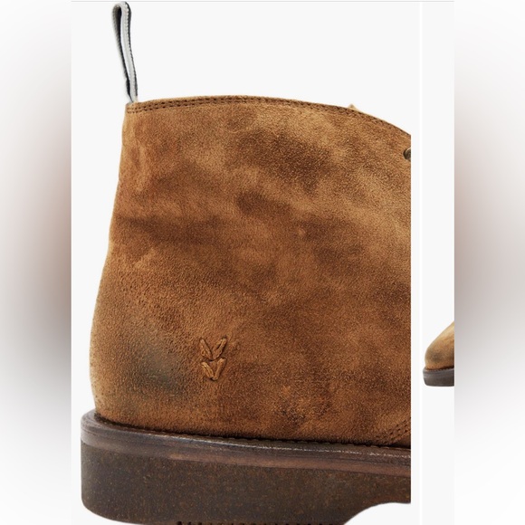 New without box; John Varvatos Men's Brown Suede Chukka Boots - Picture 5 of 10